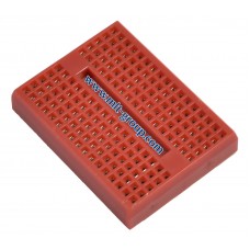 บอร์ดทดลอง Mini Breadboard 170 points สีแดง