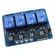 โมดูลรีเลย์ 4ช่อง 5V Optocoupler (4 Channel Relay Module)