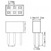 2x3pin 2.54mm Long Stackable Female Header for Arduino (แถวคู่, ขายาว)