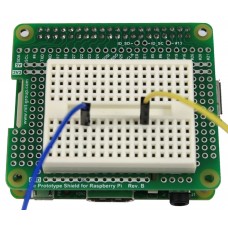 Tie Prototype Shield Rev.B & Breadboard for Raspberry Pi B+ / A+ / Pi 2 (ขาสั้น)