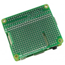 Tie Prototype Shield Rev.B for Raspberry Pi B+ / A+ / Pi 2 (ขาสั้น)