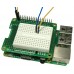 Tie Prototype Shield Rev.B & Breadboard for Raspberry Pi B+ / A+ / Pi 2 (ขายาว)