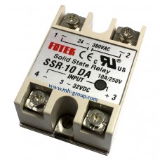 โซลิดสเตตรีเลย์ 10A Solid State Relay SSR-10 DA (DC to AC)