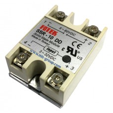 โซลิดสเตตรีเลย์ 10A Solid State Relay SSR-10 DD (DC to DC)