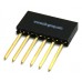 6pin 2.54mm Long Stackable Female Header for Arduino (ขายาว)