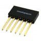 6pin 2.54mm Long Stackable Female Header for Arduino (ขายาว)